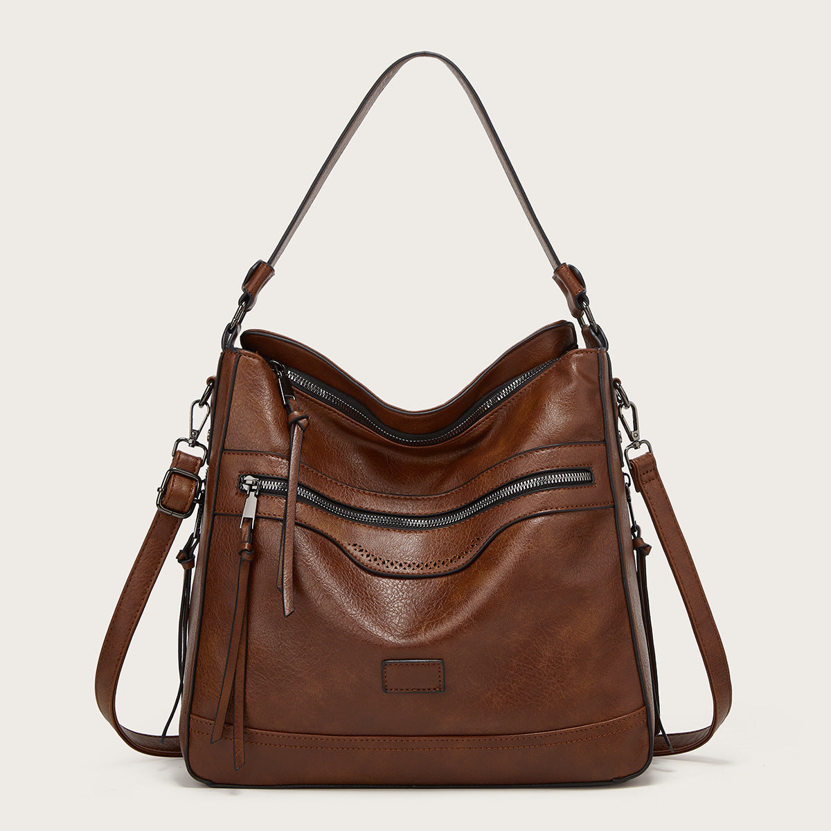 Borsa a tracolla grande e capiente da donna, alla moda