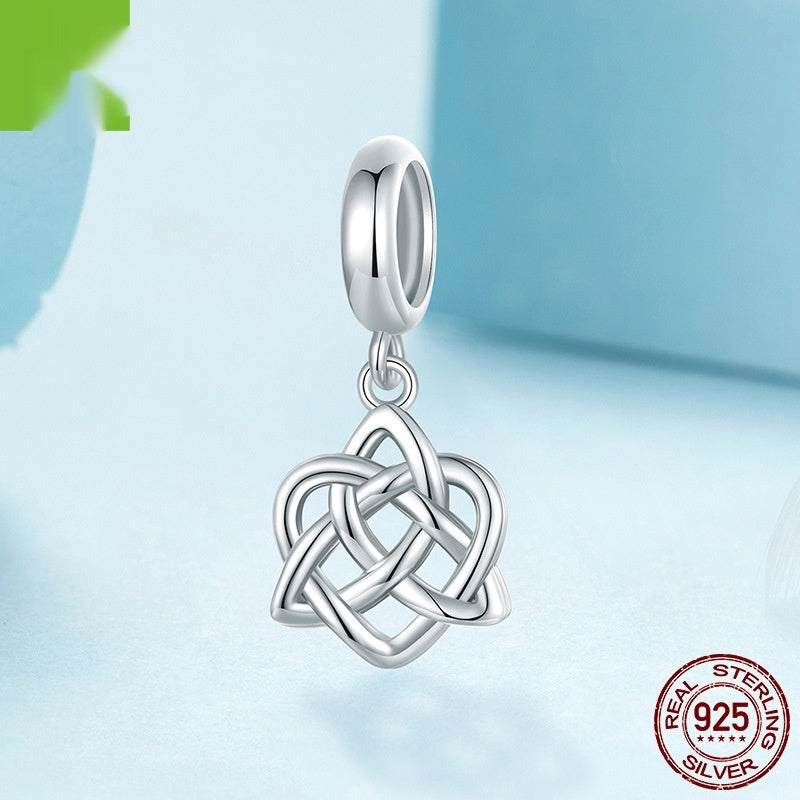 Pendant Diy Bracelet String Beads Accessories 925 Silver Bead