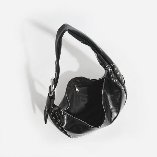 Borsa a tracolla retrò grande capacità, monospalla, sottobraccio, stile gnocco