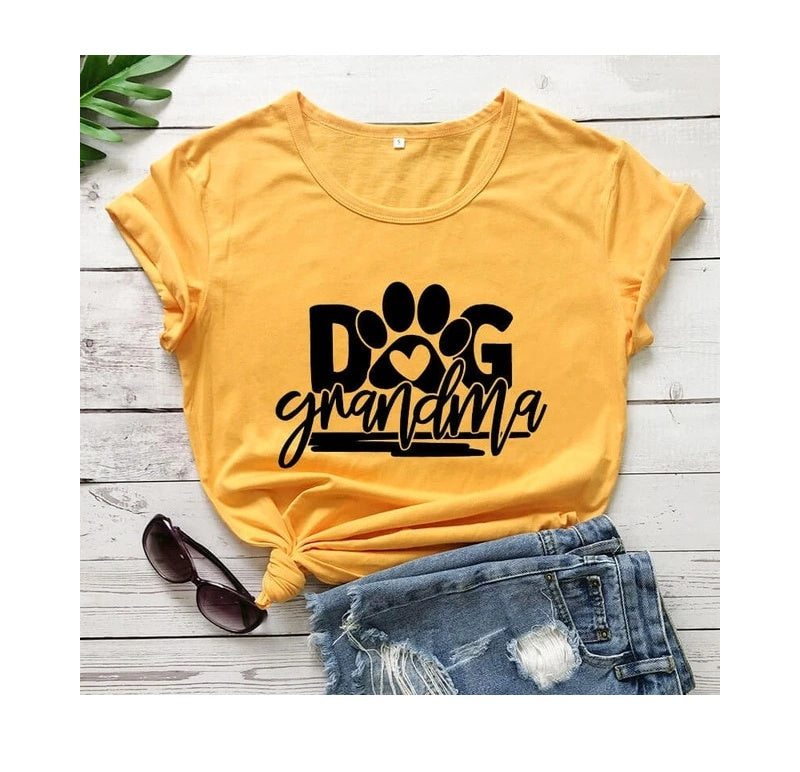 Manica corta con stampa a lettere