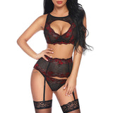 Two-tone lace lingerie