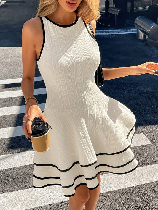 Abito senza maniche con cuciture Pure Desire da donna