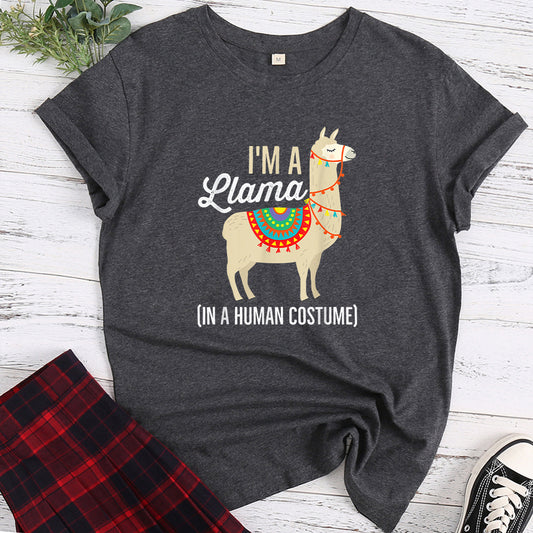 Maniche corte stampate in stile casual da donna