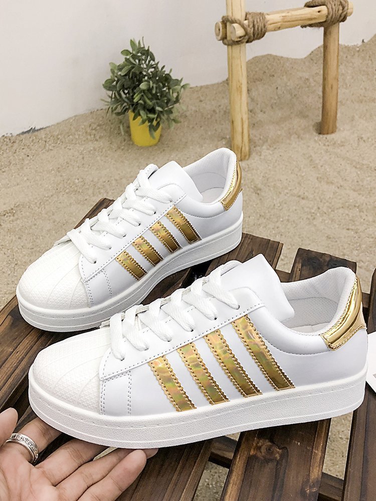 New Shell Toe Versatile Breathable Sports Leisure Thick Sole Shoes