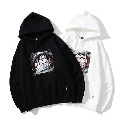 Trendy Pullover With Drawstring And Couple Sweater