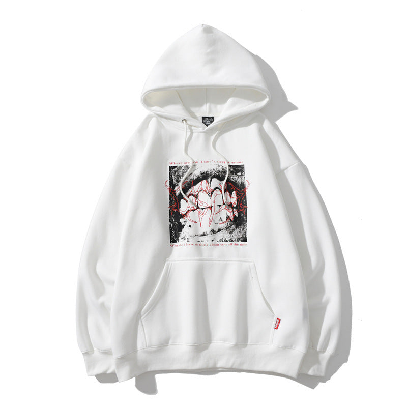 Trendy Pullover With Drawstring And Couple Sweater