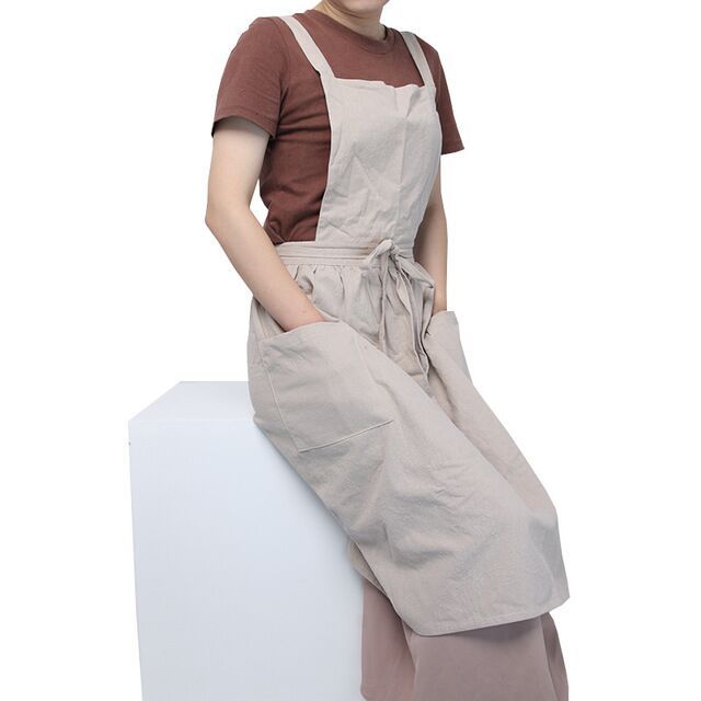 Grembiule da giardinaggio in puro cotone per composizioni floreali