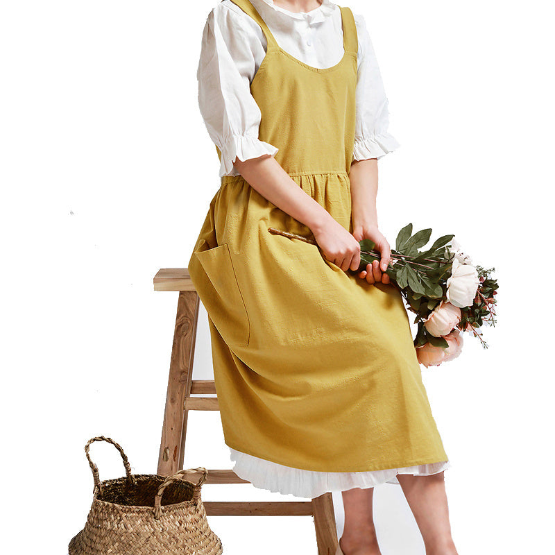 Schürze für Blumenarrangeure aus reiner Baumwolle, für die Gartenarbeit