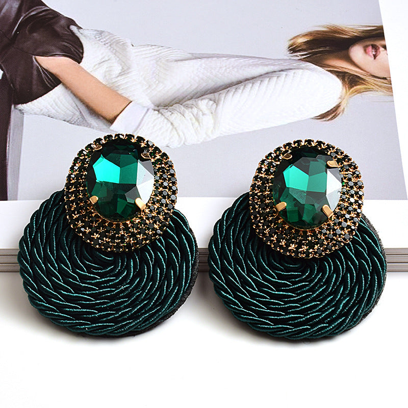 Earrings New Color Crystal Diamond Jewelry