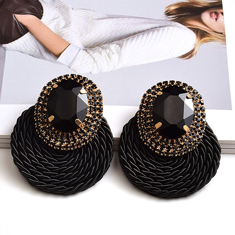 Earrings New Color Crystal Diamond Jewelry