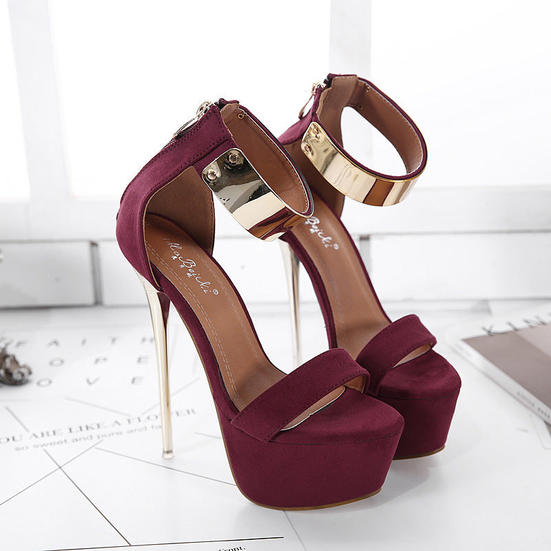 Fashionable New Waterproof Platform Stiletto Heel