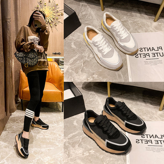 New Forrest Shoes Wild Net Red Thick-Soled Casual Running Shoes Women