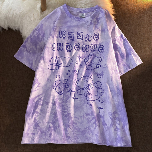 New Harajuku Style Short-Sleeved T-Shirt Women