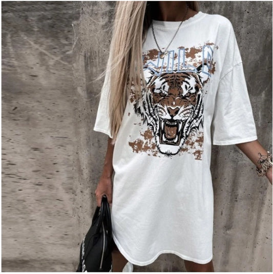 Kurzer, locker sitzender Pullover, kurzärmliges, langärmliges T-Shirt