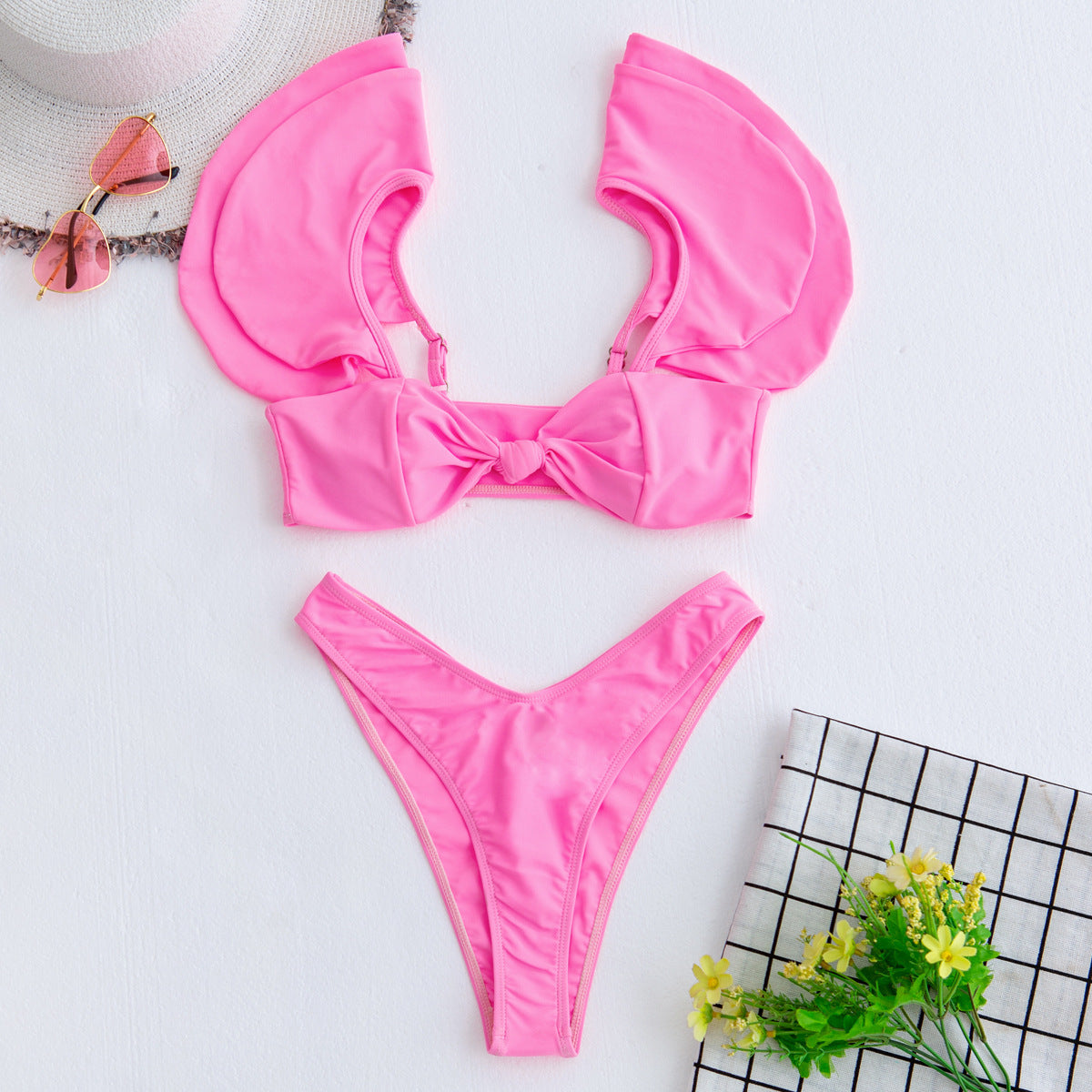 Neu Bademode 2 Stück Sets Damen Bikini Set Badeanzug
