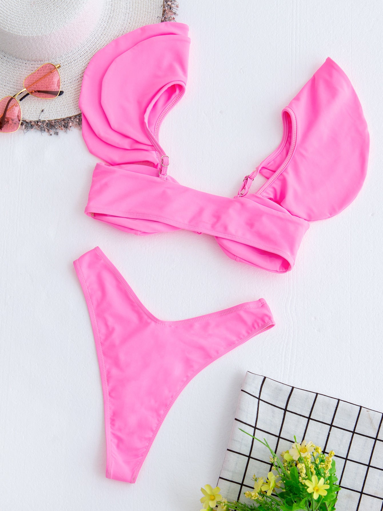Neu Bademode 2 Stück Sets Damen Bikini Set Badeanzug