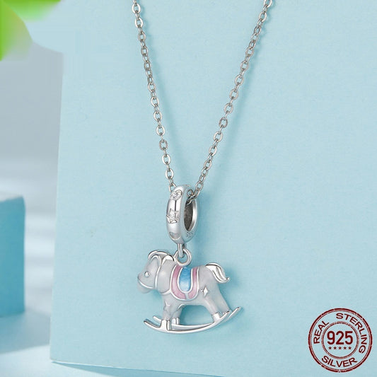 Squisito ciondolo troiano in argento S925 con perline