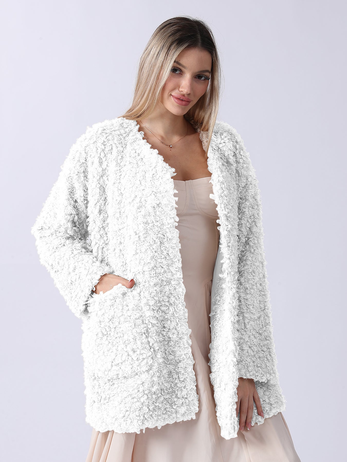 Plüschjacke für Damen