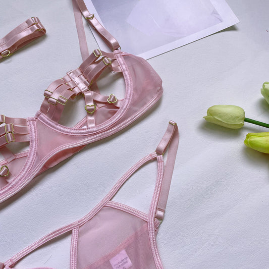 Women's Fashion Lace Up Intricate Heavy Craft Underwear