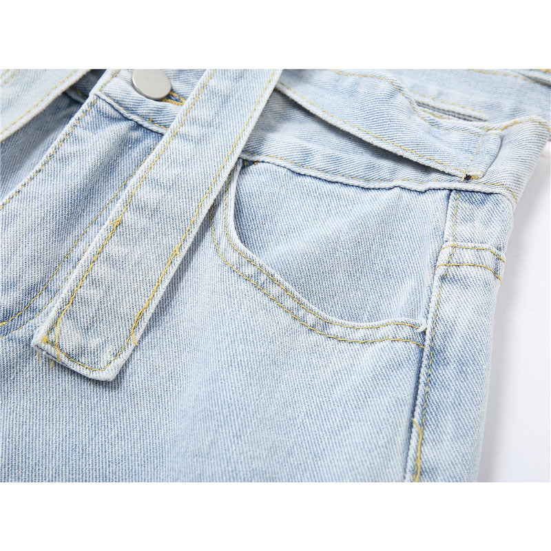 Pantaloni alla moda, larghi, dritti, sottili e con cinturini