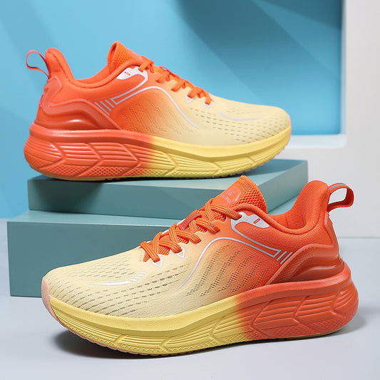 Paare Laufschuhe Weibliche Atmungsaktive Stoßdämpfung Springsummer Leichte Mesh Oberfläche Sneaker