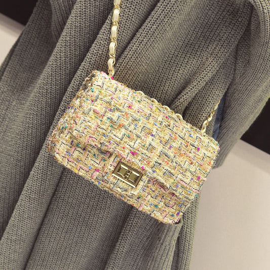 Autumn and winter new women's bag wild small square