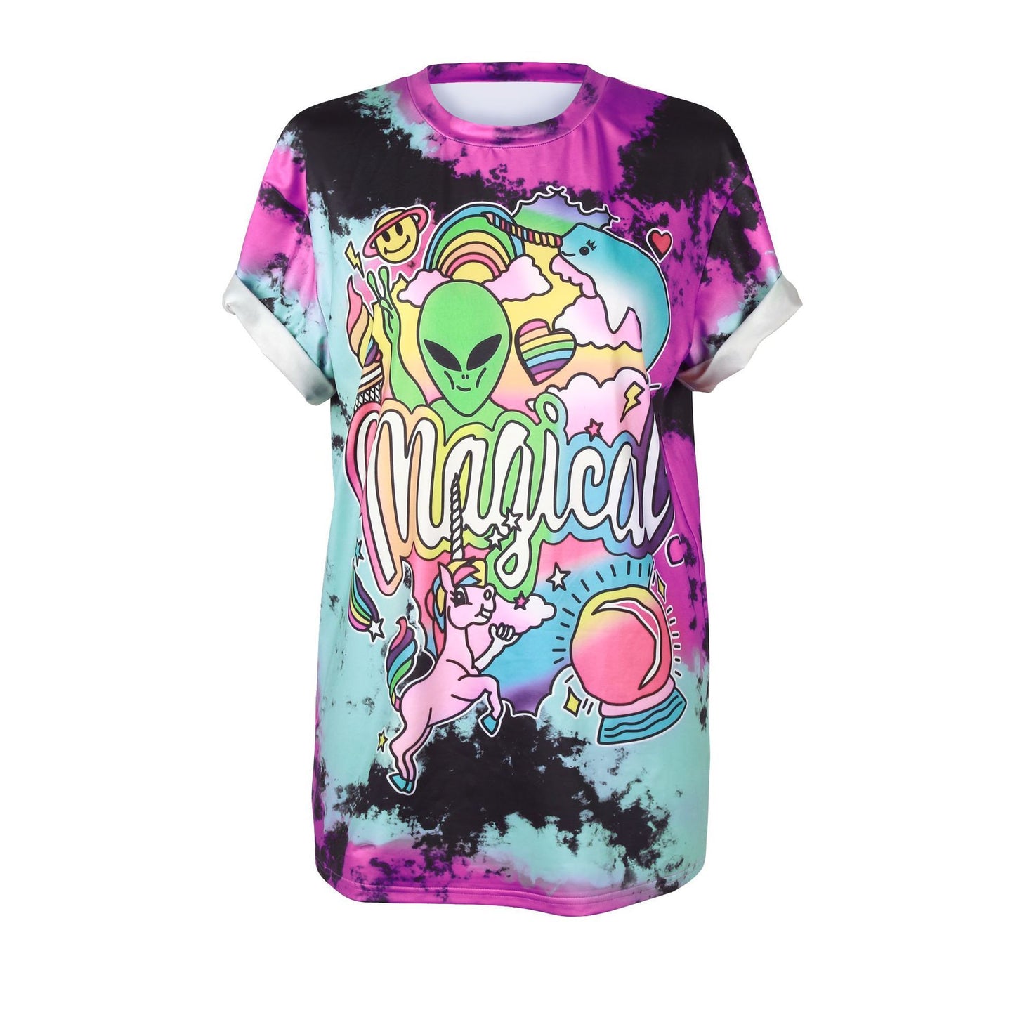 Cute alien print top