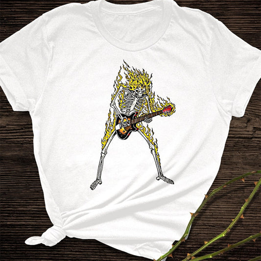 Bedrucktes Kurzarmhemd für Damen