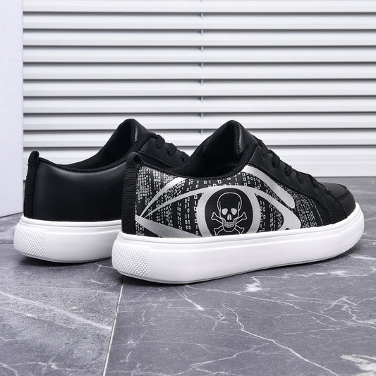 Scarpe da donna in pelle bianca alla moda taglie forti