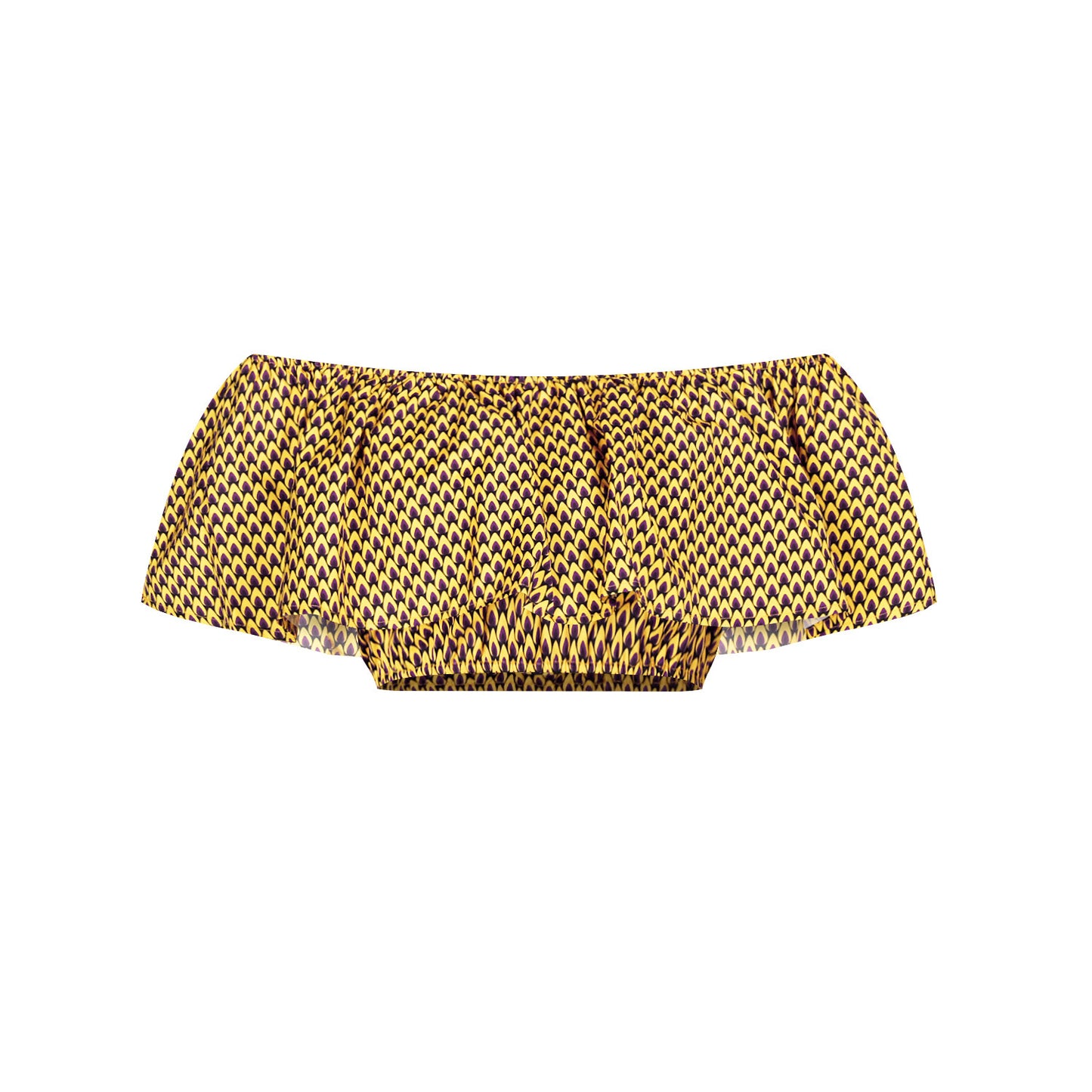 Zweiteiliger langer Rock mit geschlitztem Hals