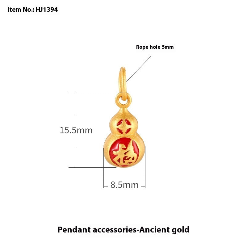 Ancient French Gold Loose Beads Bracelet Bracelet Necklace Handmade Diy Accessory Pendant