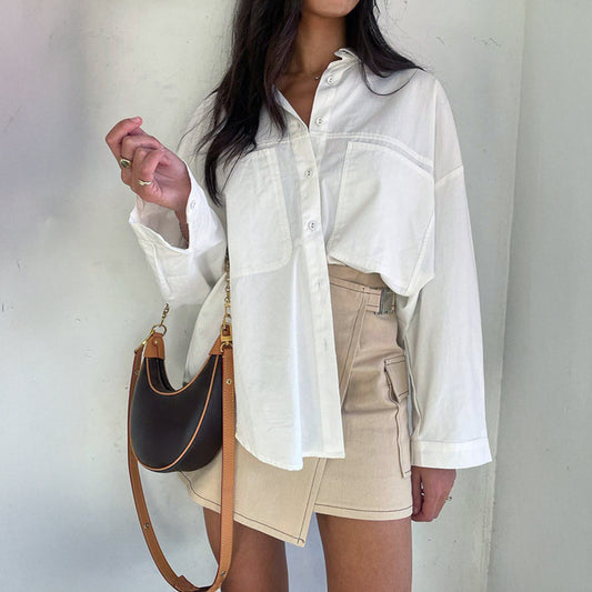 Cardigan tascabile Loose Street a maniche lunghe