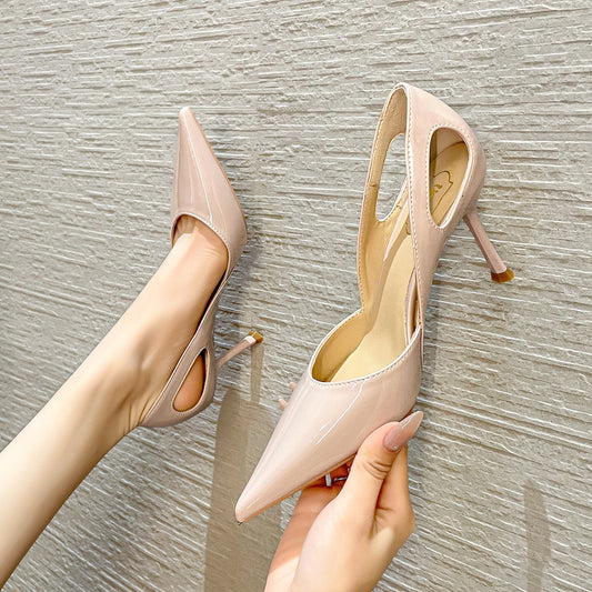 Scarpe con tacco a spillo basse da donna