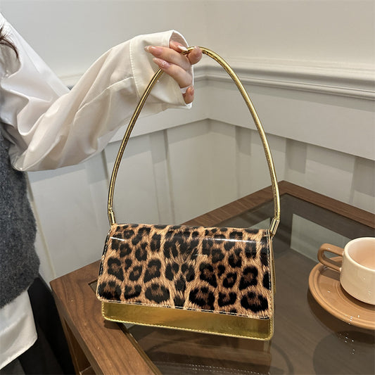 Leopard Print Special-interest Shoulder Messenger Bag
