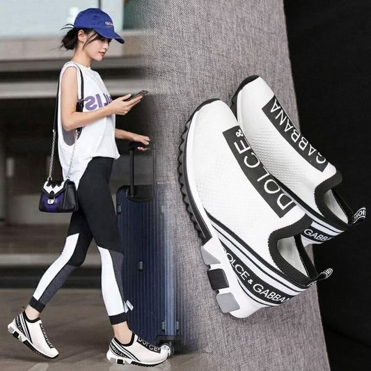 Atmungsaktive Fly Woven-Sneaker mit runder Spitze