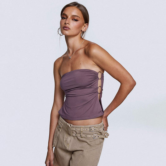 Top a tubino attillato da donna