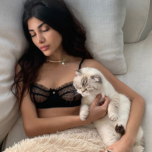 Completo lingerie sexy in rete