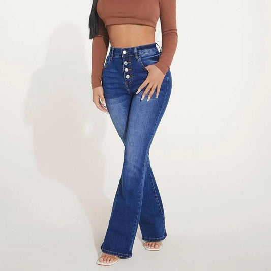 Jeans skinny elasticizzati a vita alta Clinch