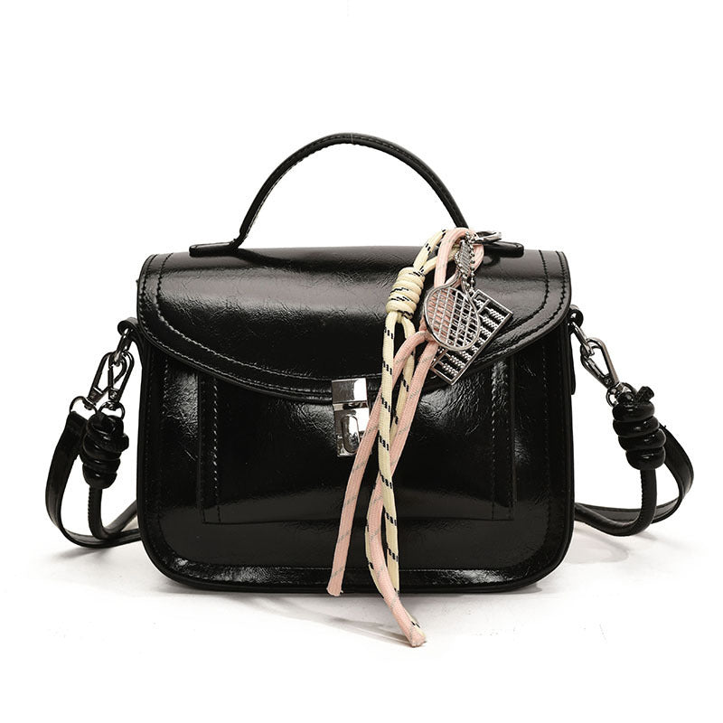 Lässige kleine quadratische Umhängetasche Retro tragbare Messenger Handtaschen für Frauen