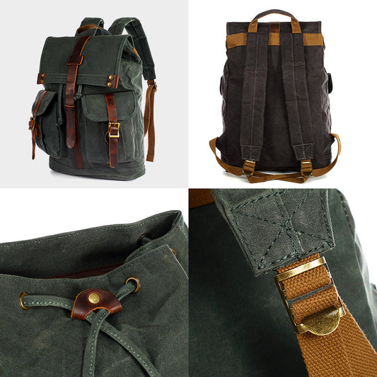 Canvas Outdoor Travel Retro Leisure Backpack