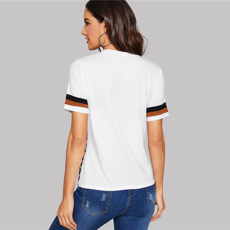 Shirt Women Summer Leisure Tshirt Tops
