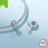 DIY Beaded Bracelet Accessories S925 Sterling Silver Beads