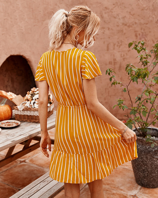 Neuer gestreifter sexy Trendrock für Damen