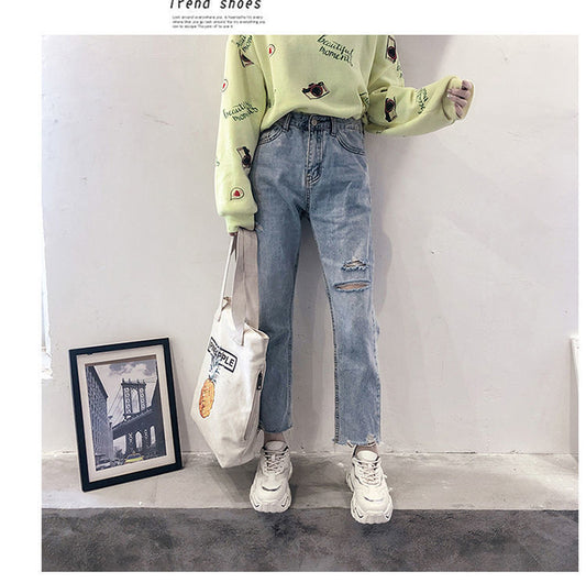 Daddy Sneakers Weiß Freizeitschuhe Damen