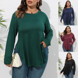Long-sleeved Casual Irregular Bottoming Shirt