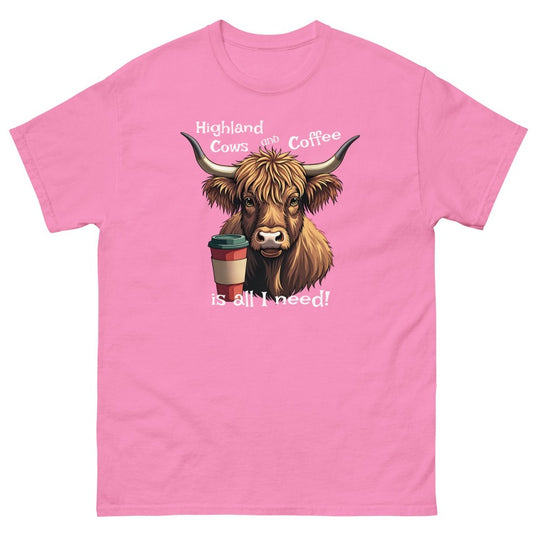 Hochlandrinder und Kaffee sind alles, was ich brauche