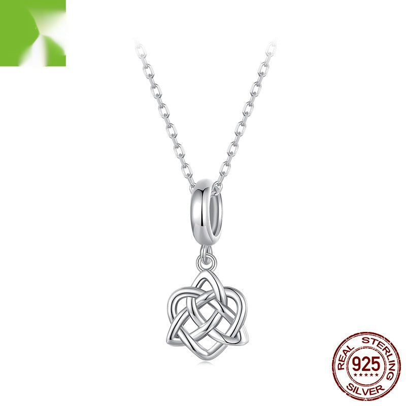 Pendant Diy Bracelet String Beads Accessories 925 Silver Bead