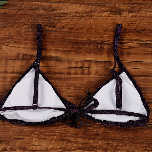 Sexy Split Badeanzug Frauen Bikini Strand