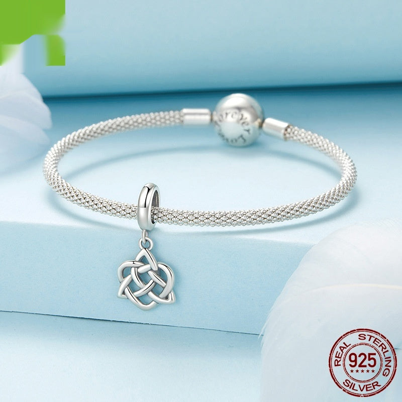 Ciondolo fai da te Bracciale Perline di filo Accessori Perlina in argento 925