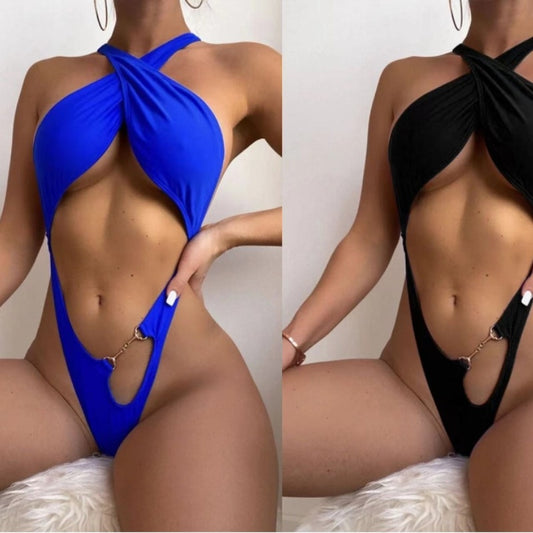 Damen Einteiliger Badeanzug Bikini